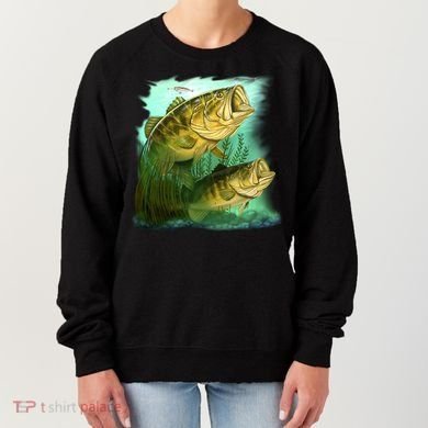 Wildlife - Two Jumping Bass Women's Sweatshirt