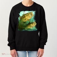Wildlife - Two Jumping Bass Women's Sweatshirt thumb 0