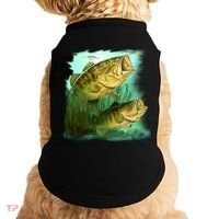 Wildlife - Two Jumping Bass Doggie Tank thumb 0