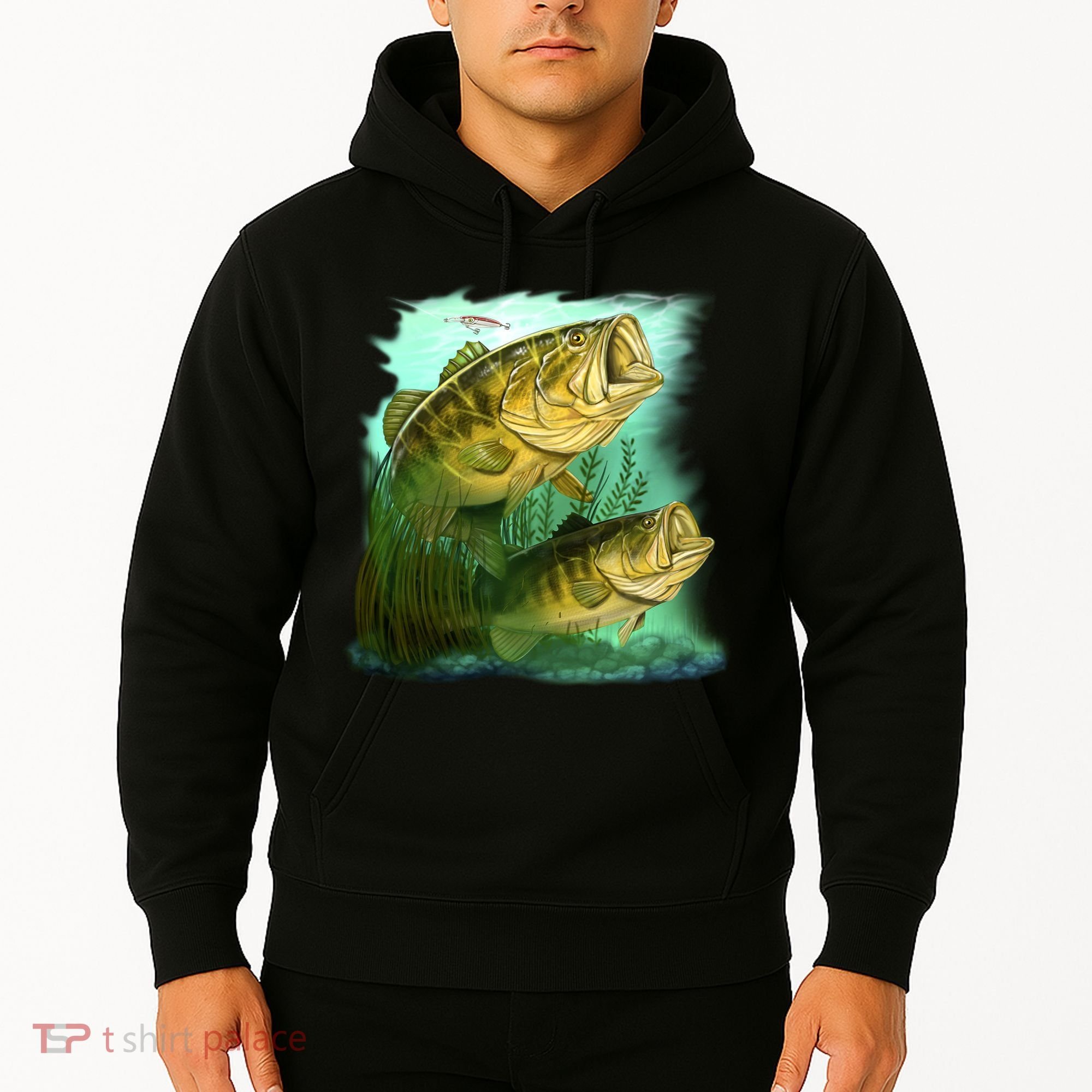 Wildlife - Two Jumping Bass Hoodie