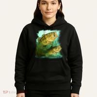 Wildlife - Two Jumping Bass Hoodie thumb 5