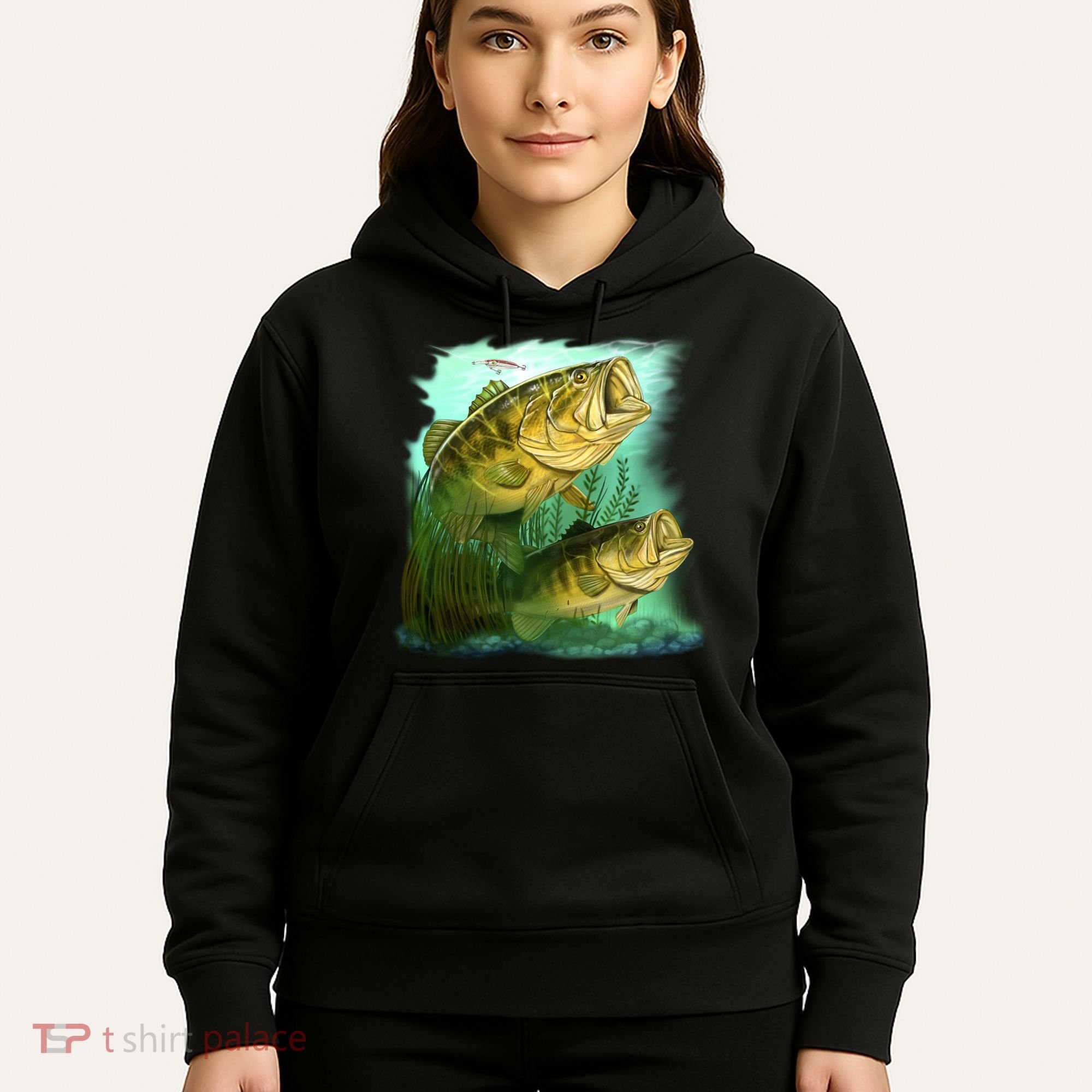Wildlife - Two Jumping Bass Hoodie