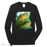 Wildlife - Two Jumping Bass Long Sleeve Shirt thumb 0