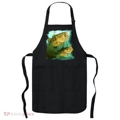 Wildlife - Two Jumping Bass Apron