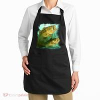 Wildlife - Two Jumping Bass Apron thumb 2