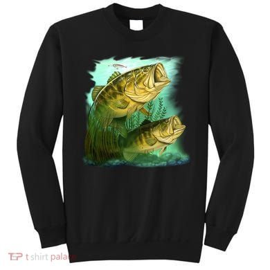 Wildlife - Two Jumping Bass Sweatshirt