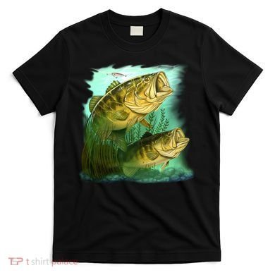 Wildlife - Two Jumping Bass T-Shirt