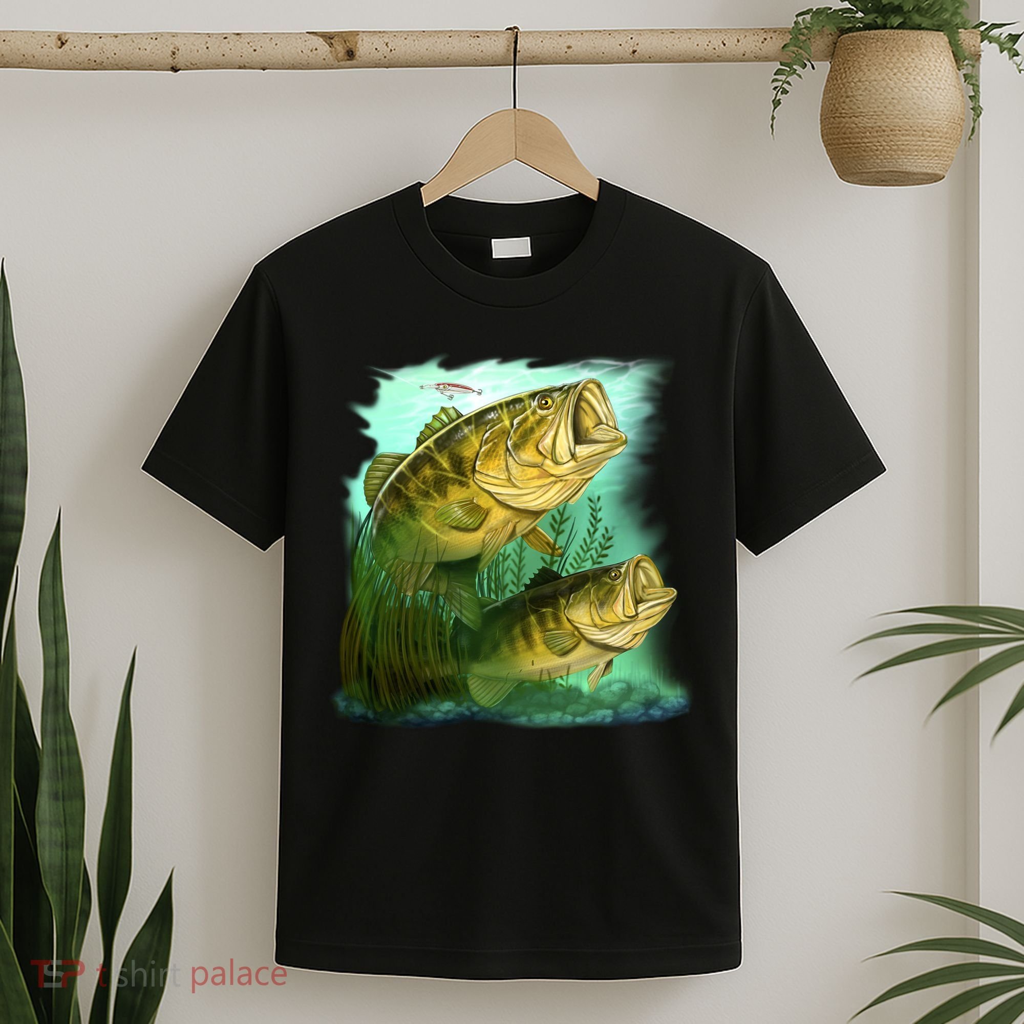 Wildlife - Two Jumping Bass T-Shirt
