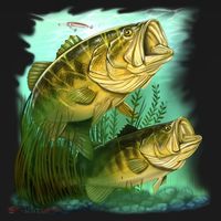 Wildlife - Two Jumping Bass Pajama Set thumb 2