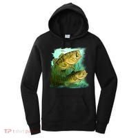 Wildlife - Two Jumping Bass Women's Hoodie thumb 0