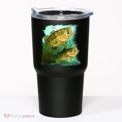 Wildlife - Two Jumping Bass Tumbler