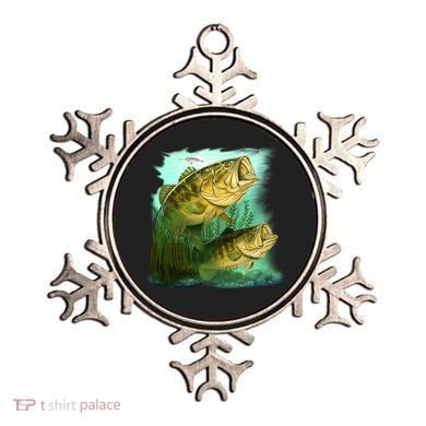 Wildlife - Two Jumping Bass Ornament