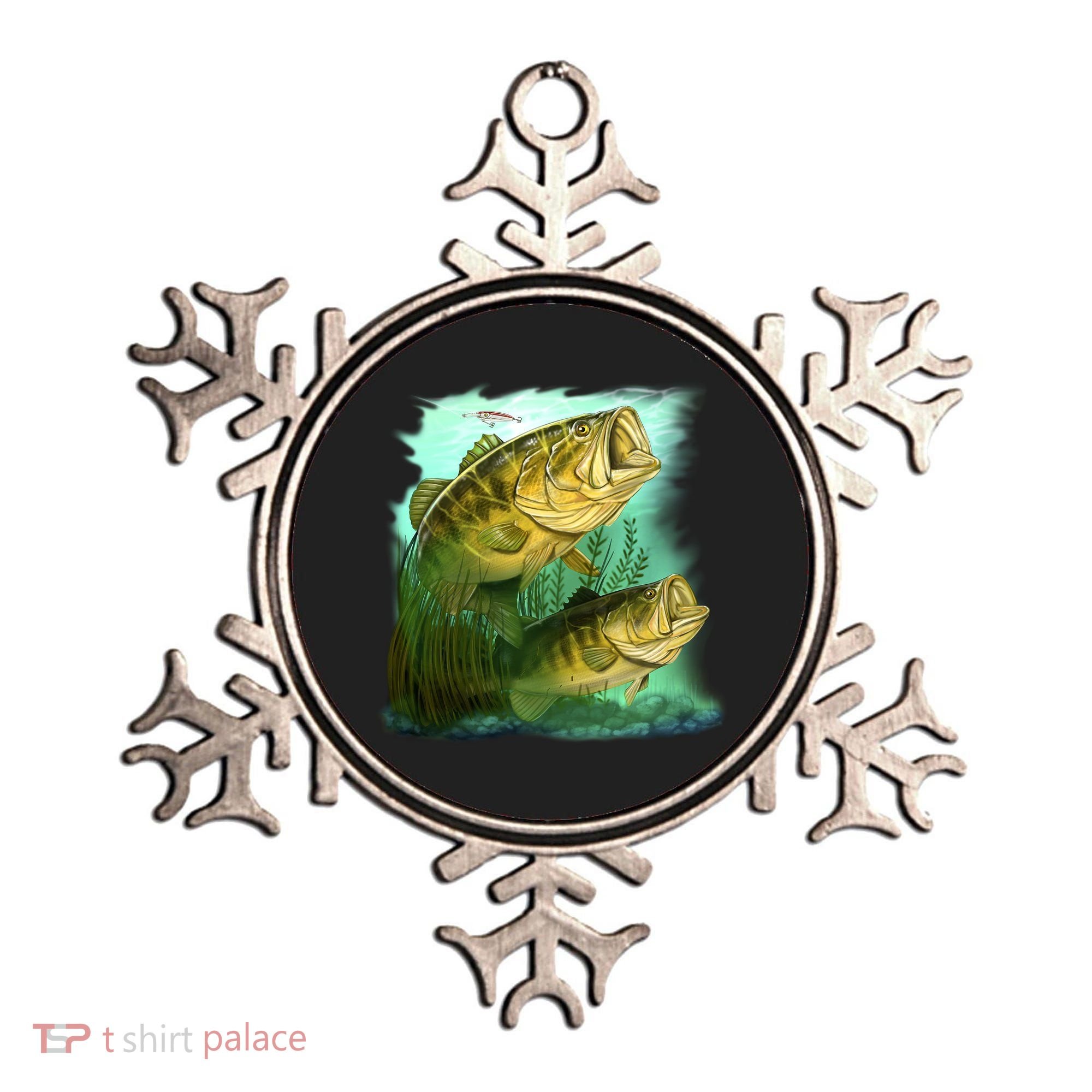 Wildlife - Two Jumping Bass Ornament