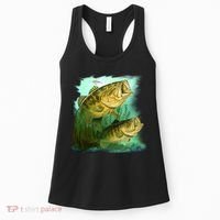 Wildlife - Two Jumping Bass Women's Tank Top thumb 0