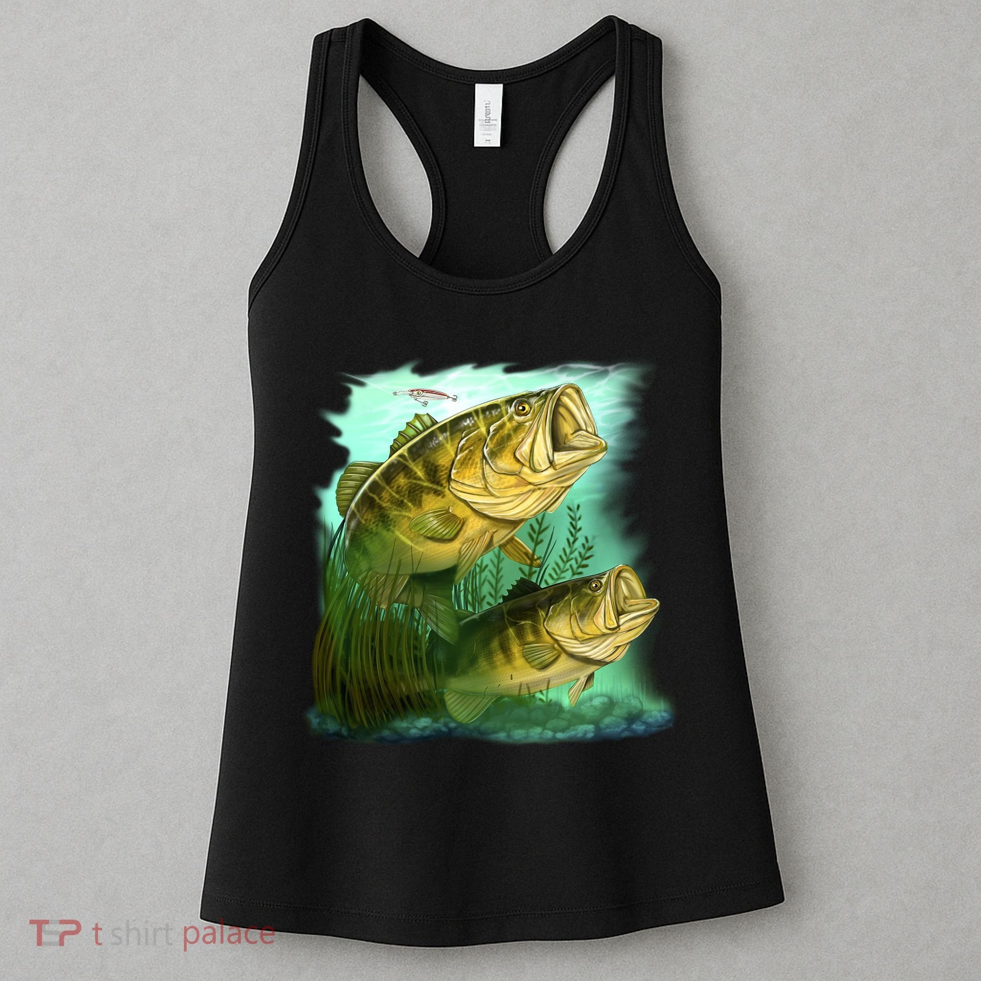 Wildlife - Two Jumping Bass Women's Tank Top