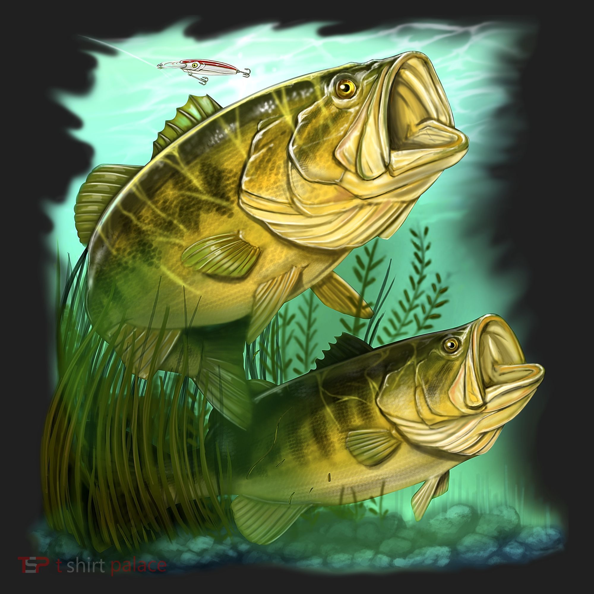 Wildlife - Two Jumping Bass Hat
