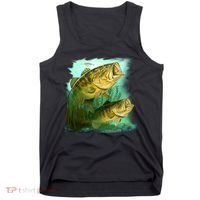Wildlife - Two Jumping Bass Tank Top thumb 0