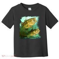 Wildlife - Two Jumping Bass Toddler T-Shirt thumb 0