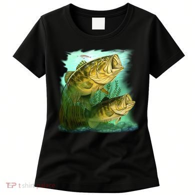 Wildlife - Two Jumping Bass Women's T-Shirt