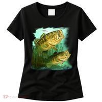 Wildlife - Two Jumping Bass Women's T-Shirt thumb 0