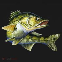 Wildlife - Walleye Doggie Tank thumb 4