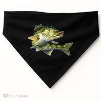 Wildlife - Walleye USA-Made Doggie Bandana thumb 0