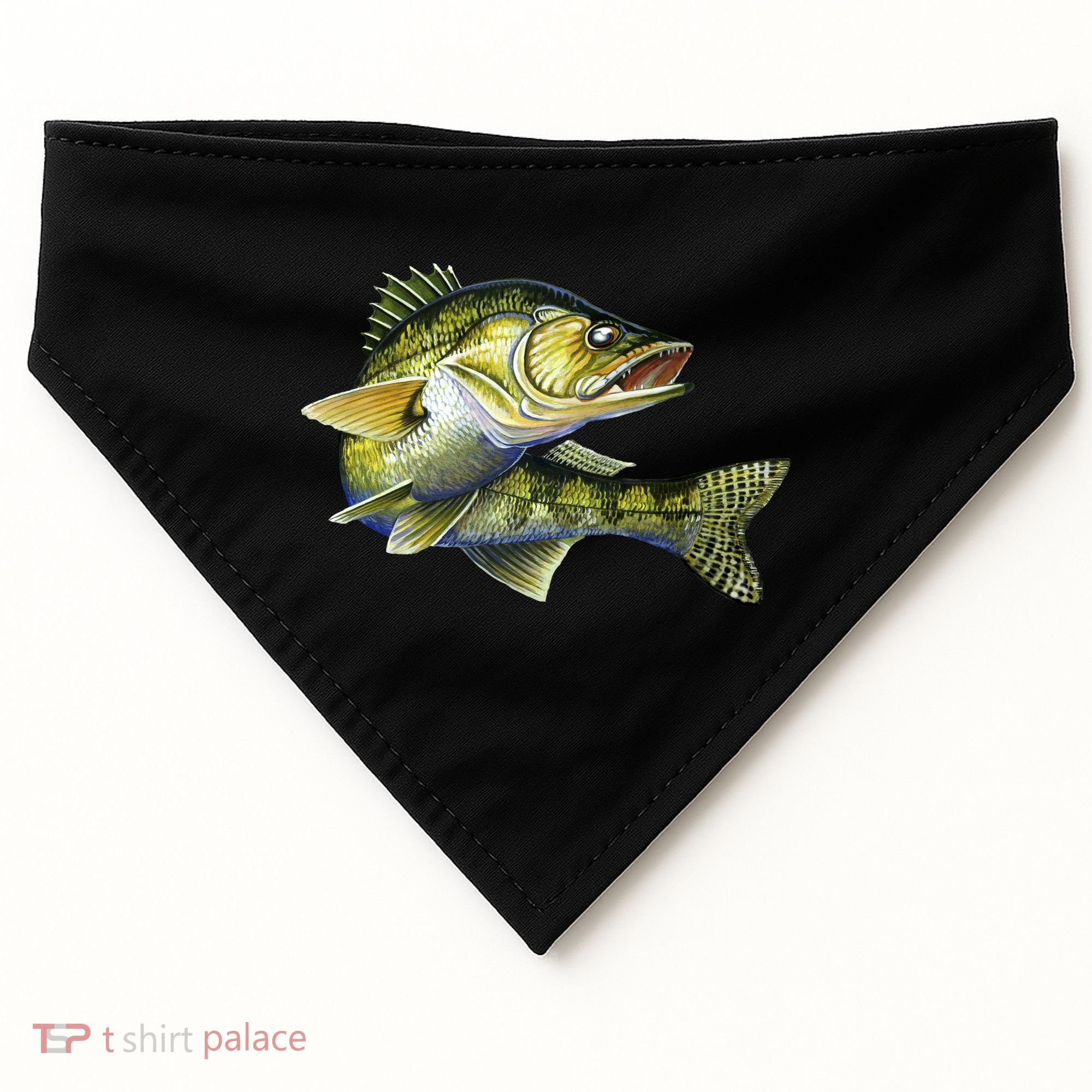 Wildlife - Walleye USA-Made Doggie Bandana