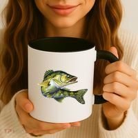 Wildlife - Walleye Coffee Mug thumb 3
