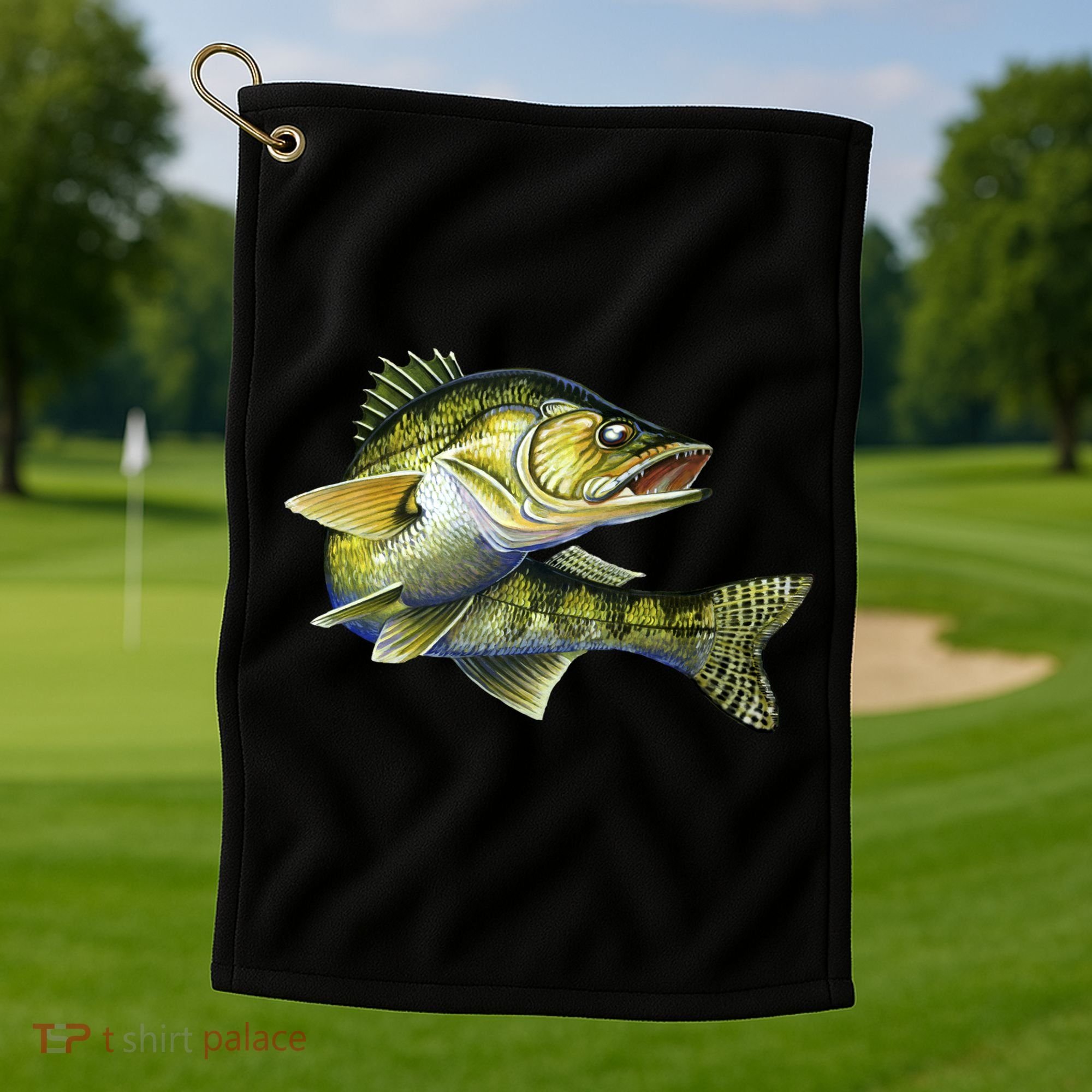 Wildlife - Walleye Golf Towel