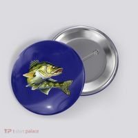 Wildlife - Walleye Button thumb 0