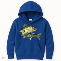 Wildlife - Walleye Kids Hoodie thumb 0