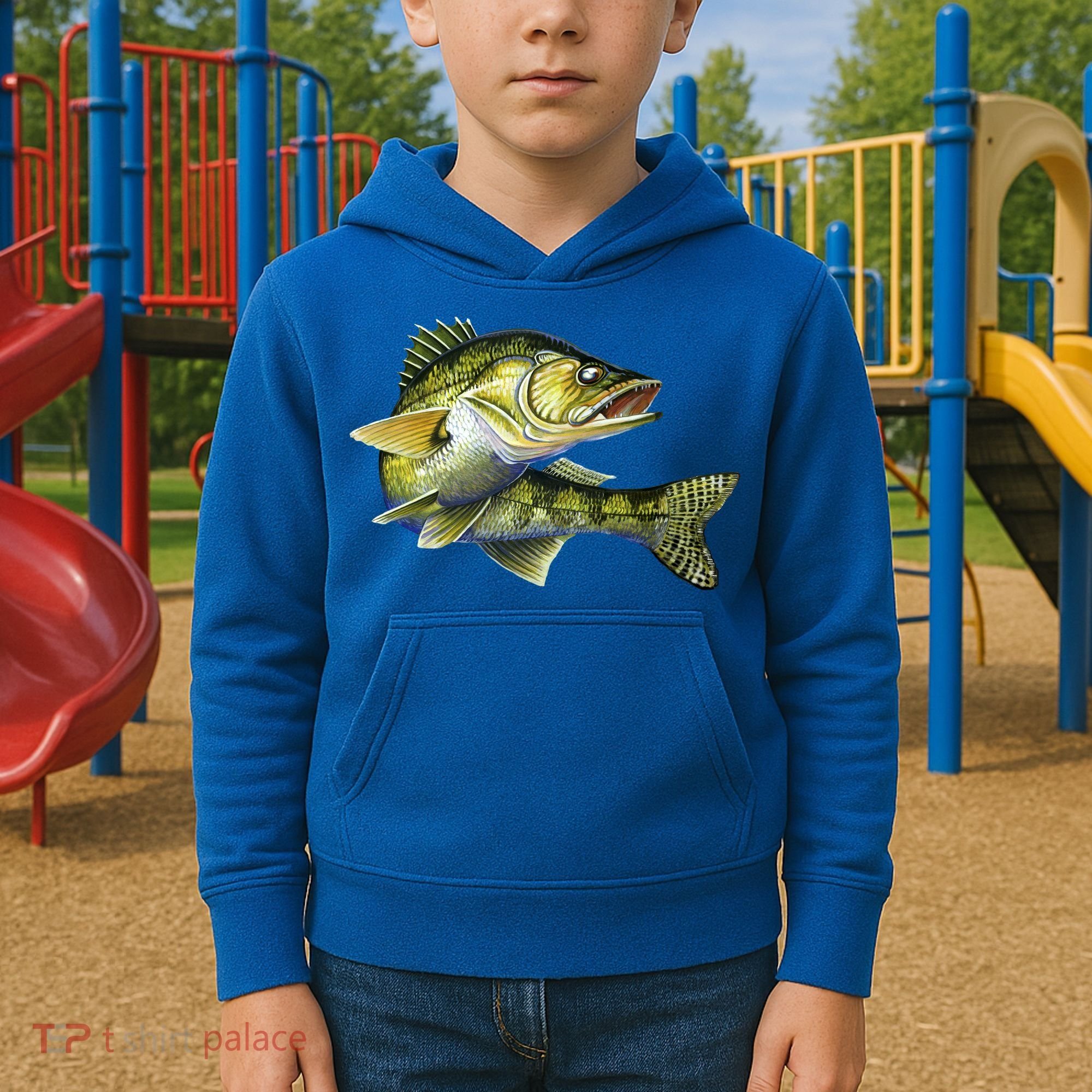Wildlife - Walleye Kids Hoodie