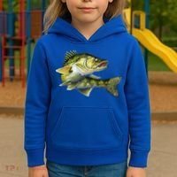 Wildlife - Walleye Kids Hoodie thumb 3