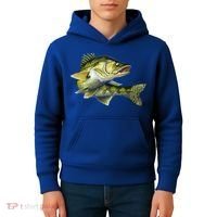 Wildlife - Walleye Kids Hoodie thumb 4