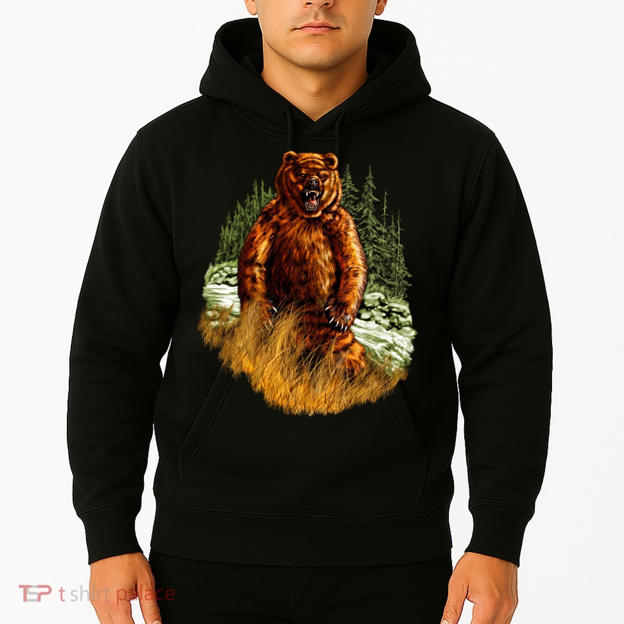 Wildlife - Wild Bear Portrait Hoodie