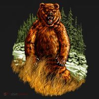 Wildlife - Wild Bear Portrait Pajama Set thumb 2