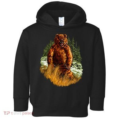 Wildlife - Wild Bear Portrait Toddler Hoodie