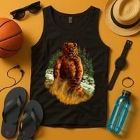 Wildlife - Wild Bear Portrait Tank Top thumb 4