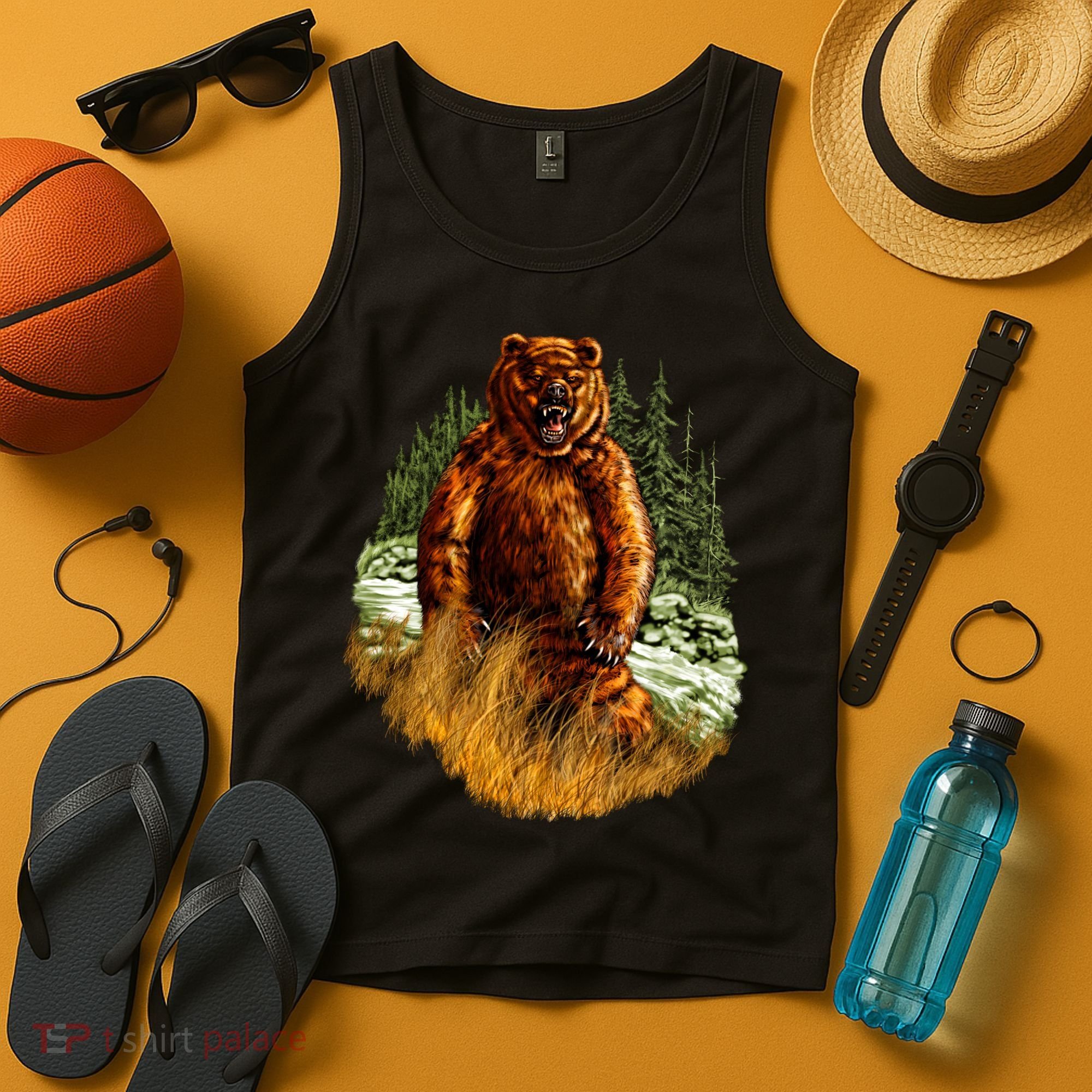 Wildlife - Wild Bear Portrait Tank Top