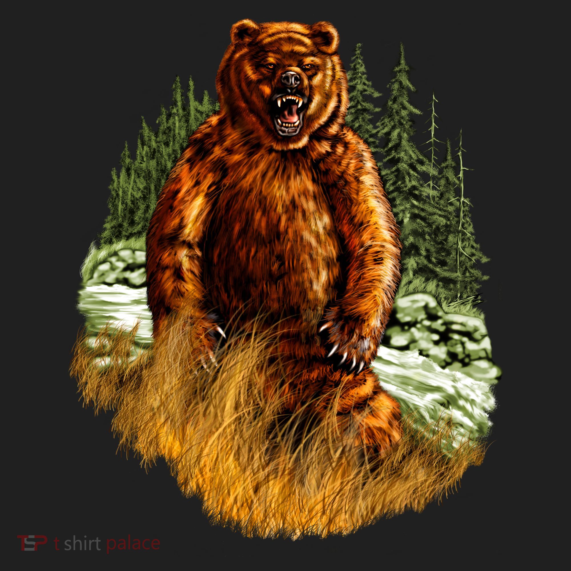 Wildlife - Wild Bear Portrait Golf Towel