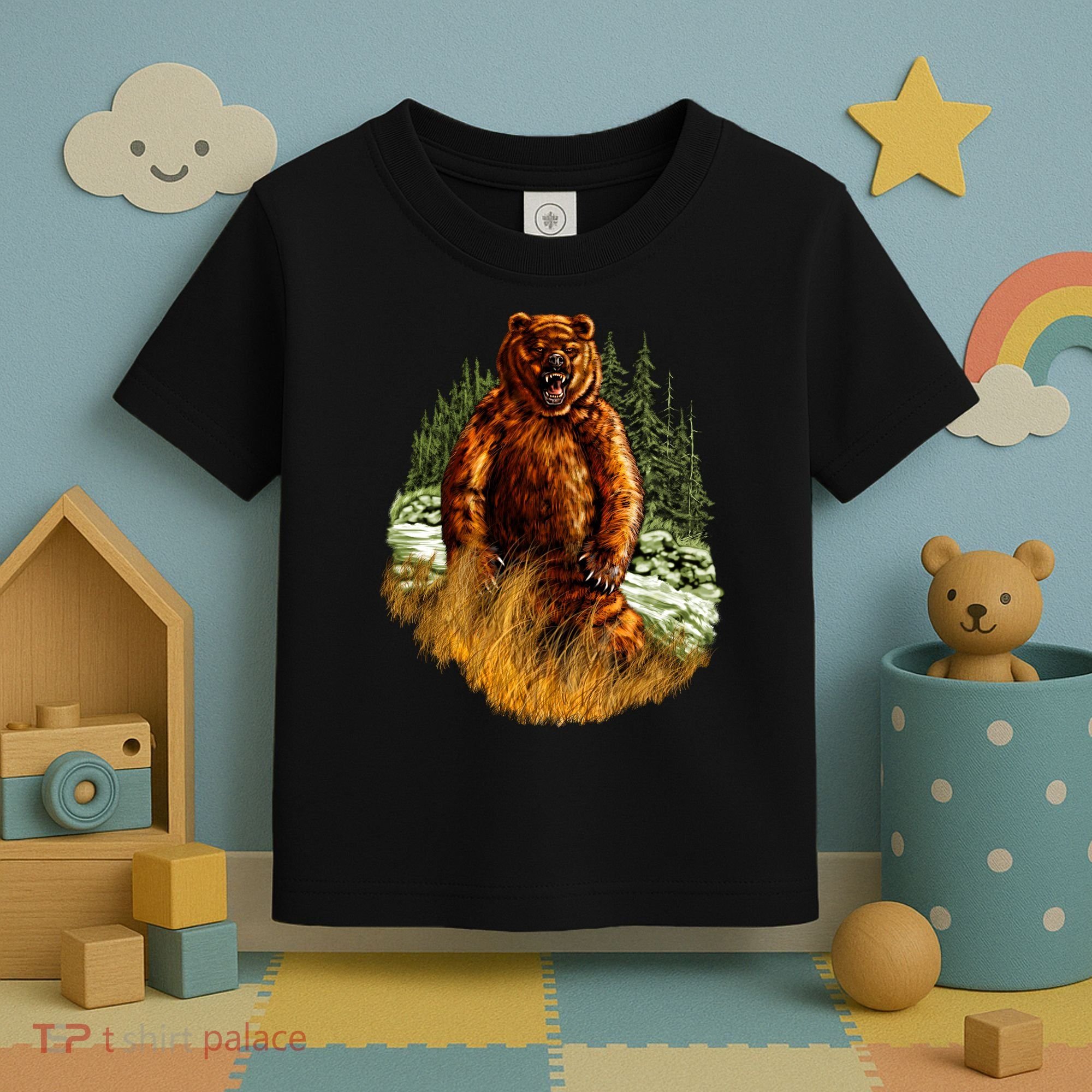 Wildlife - Wild Bear Portrait Toddler T-Shirt