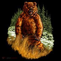 Wildlife - Wild Bear Portrait Women's Long Sleeve Shirt thumb 2