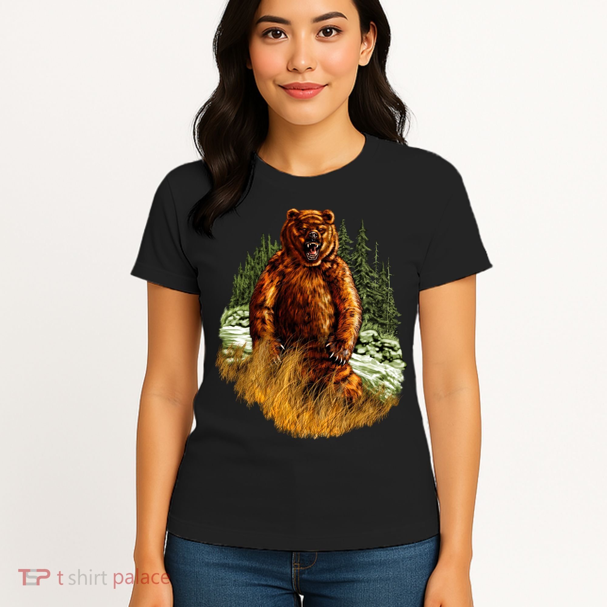 Wildlife - Wild Bear Portrait Women's T-Shirt