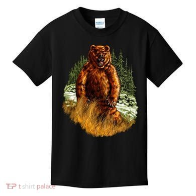 Wildlife - Wild Bear Portrait Kids T-Shirt