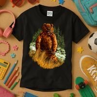 Wildlife - Wild Bear Portrait Kids T-Shirt thumb 3