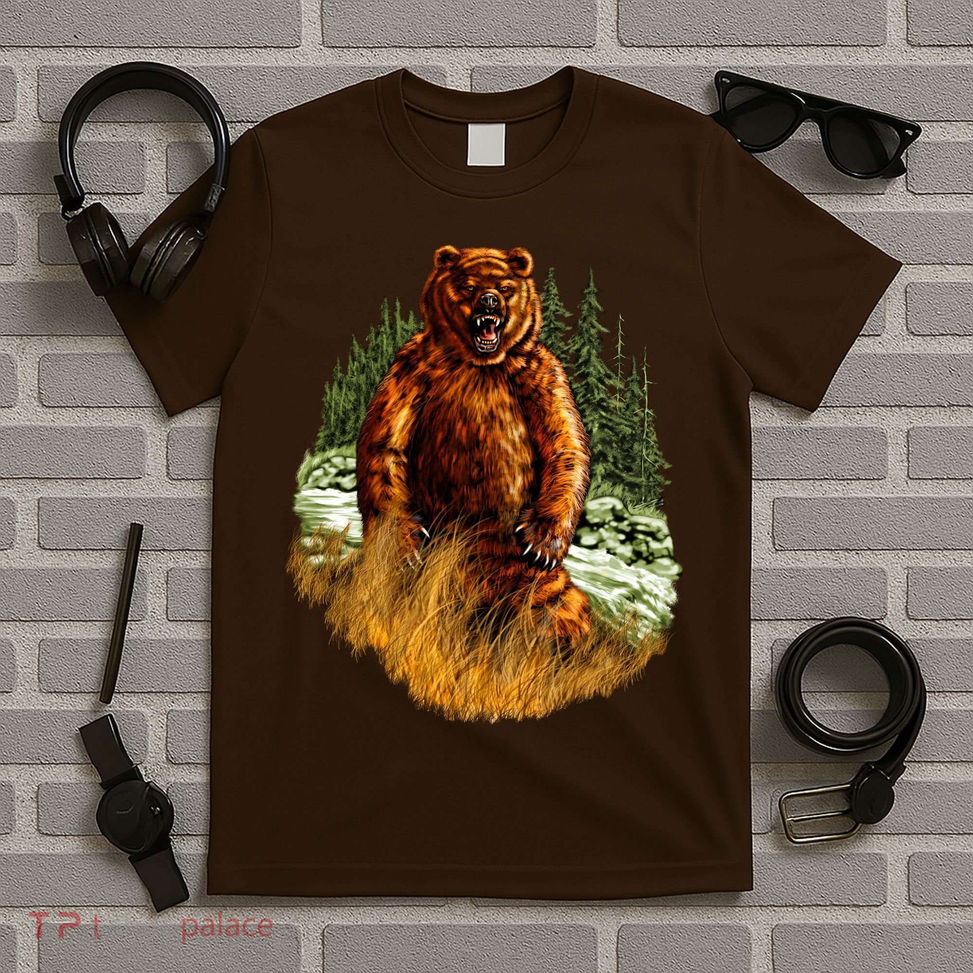 Wildlife - Wild Bear Portrait T-Shirt