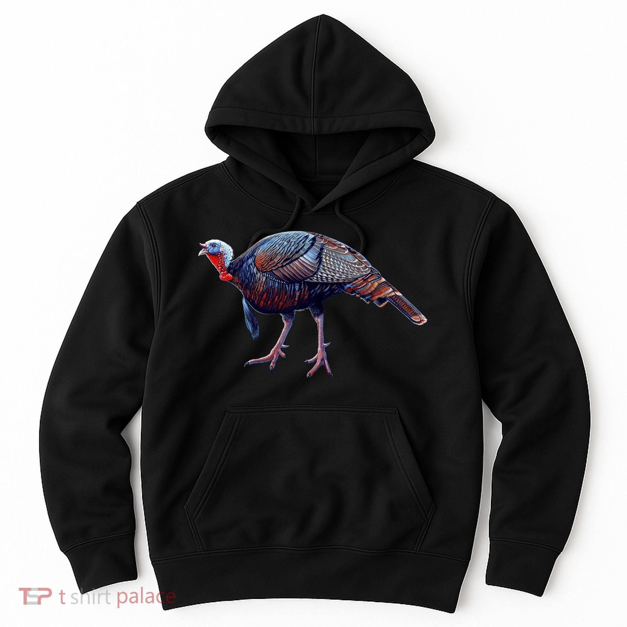 Wildlife - Wild Turky Walking Hoodie