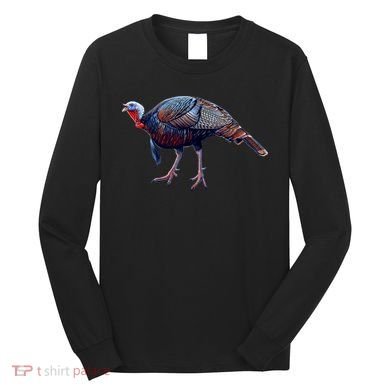 Wildlife - Wild Turky Walking Long Sleeve Shirt