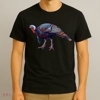 Wildlife - Wild Turky Walking T-Shirt thumb 3