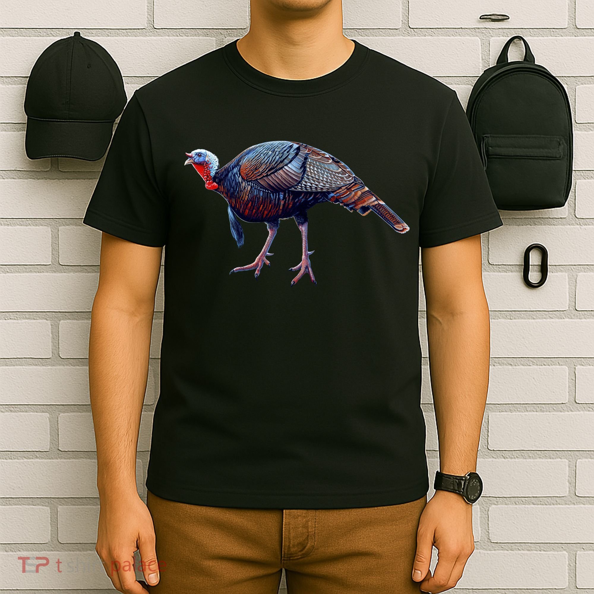 Wildlife - Wild Turky Walking T-Shirt